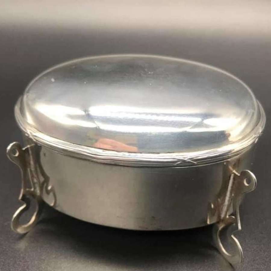 Solid Silver Birmingham 1920 Jewellery Box