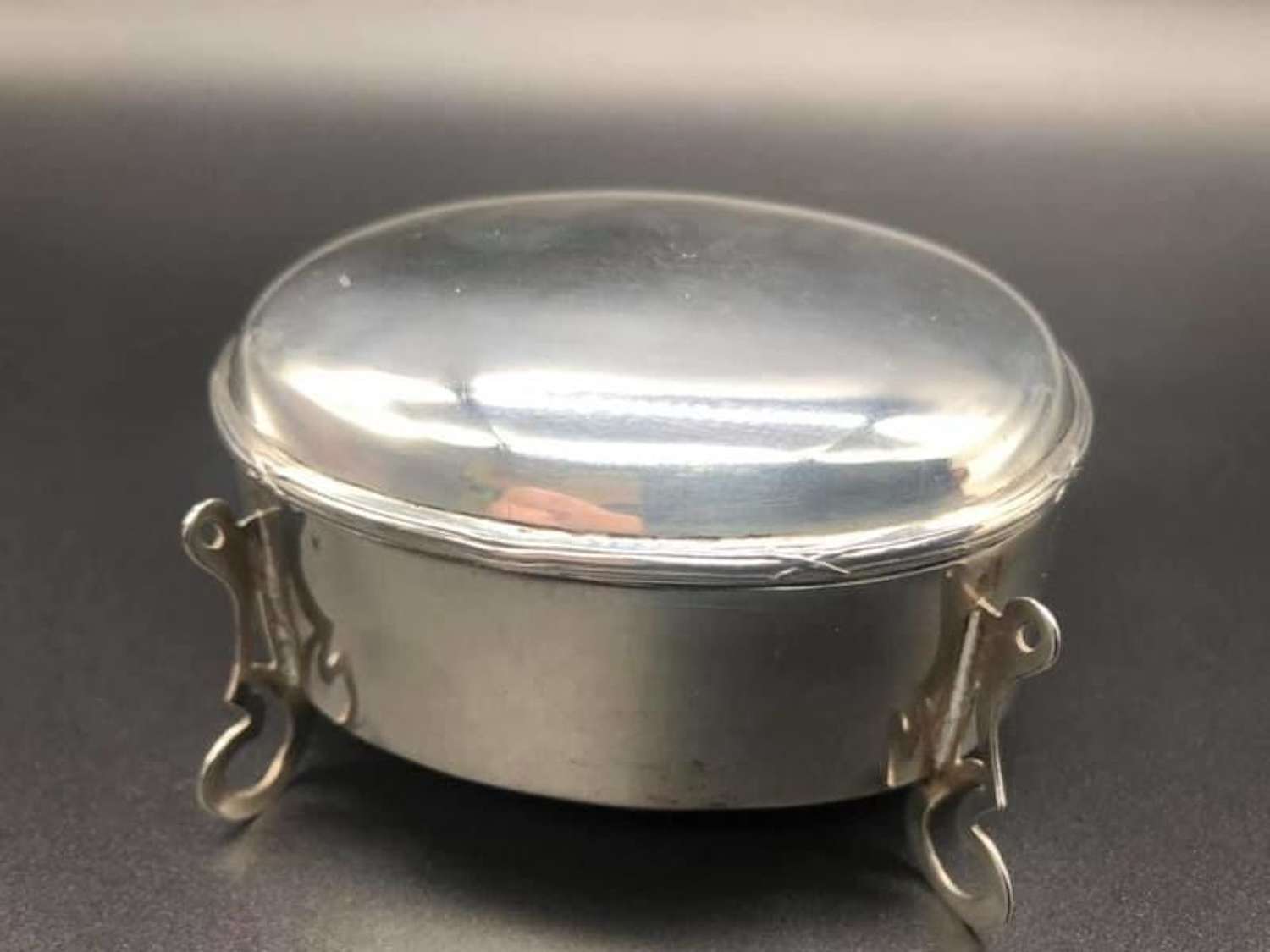 Solid Silver Birmingham 1920 Jewellery Box