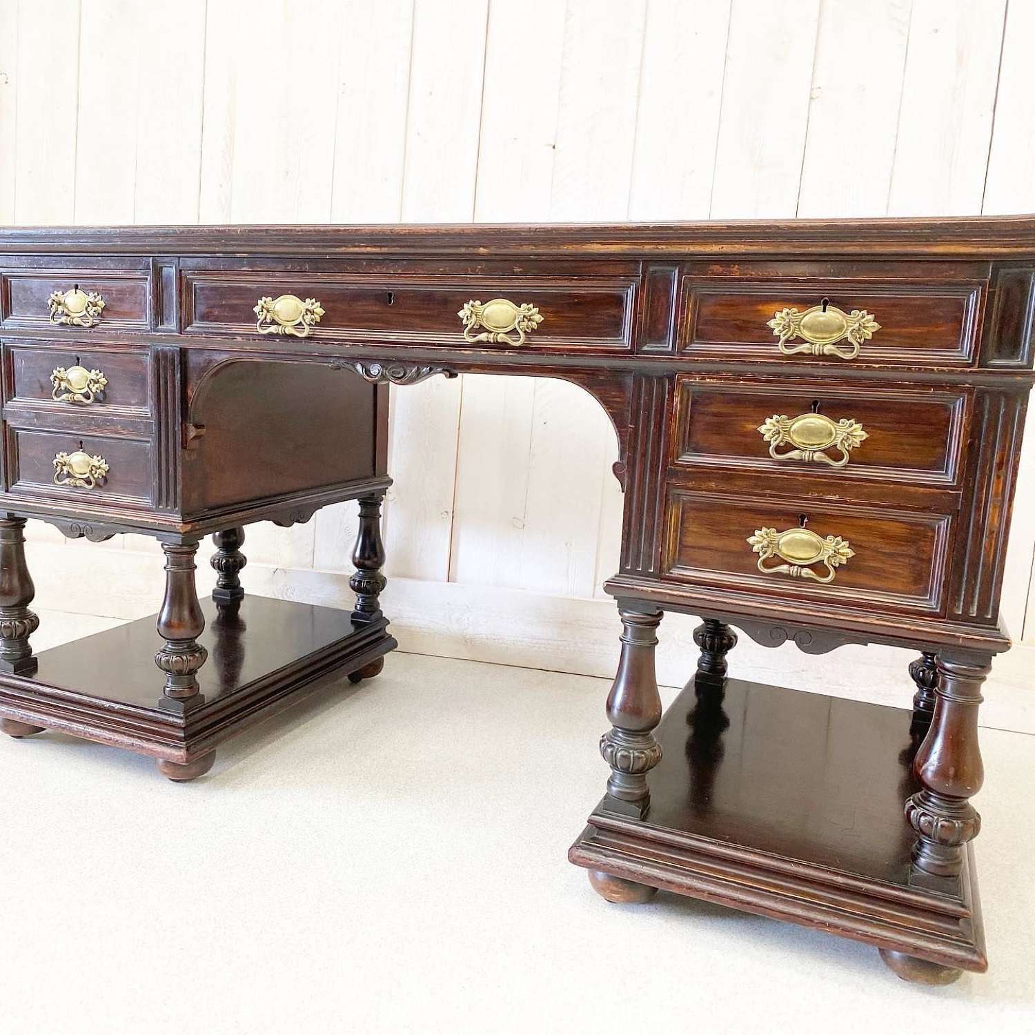 Victorian Hamptons and Sons Writing Desk