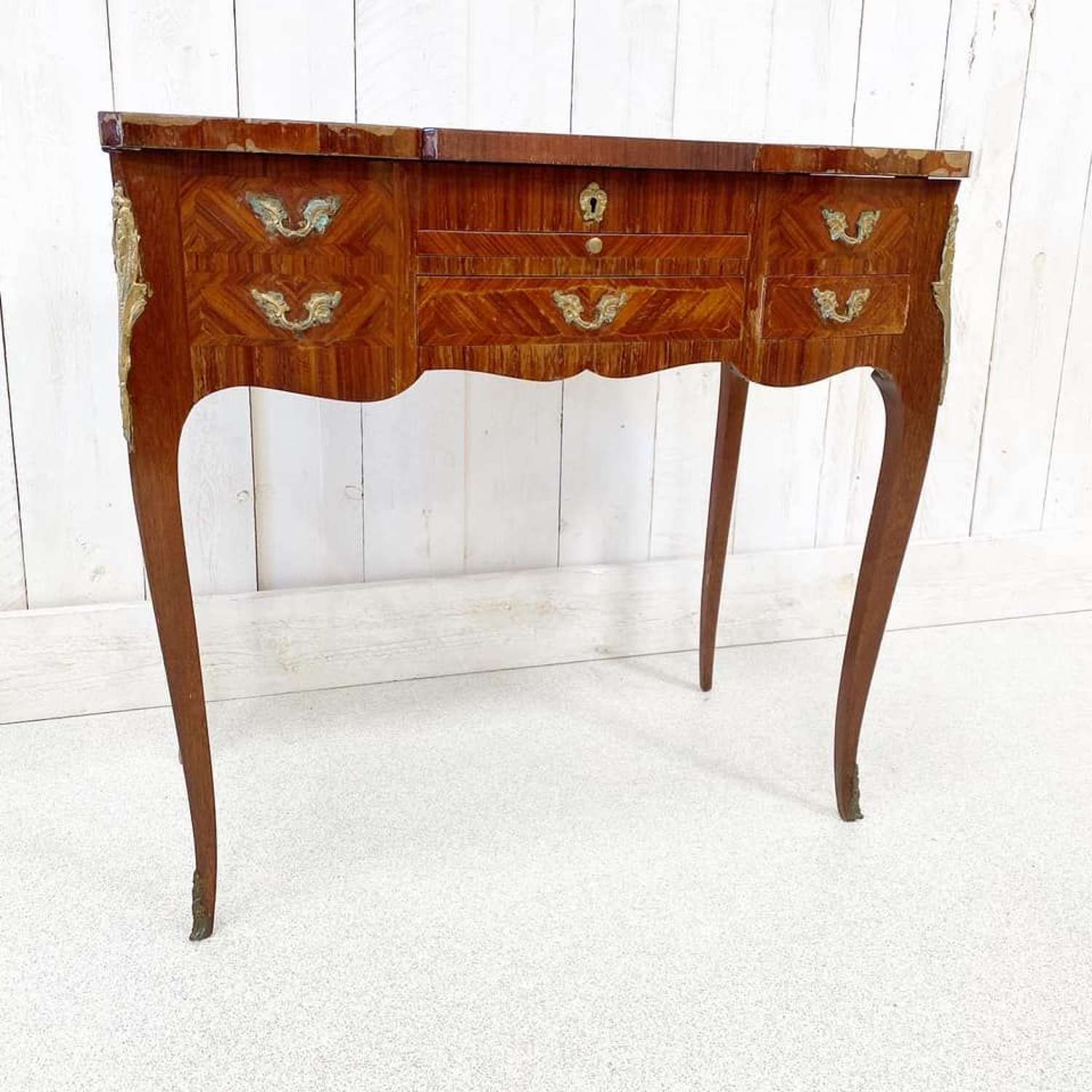 French Kingwood and Marquetry Dressing Table