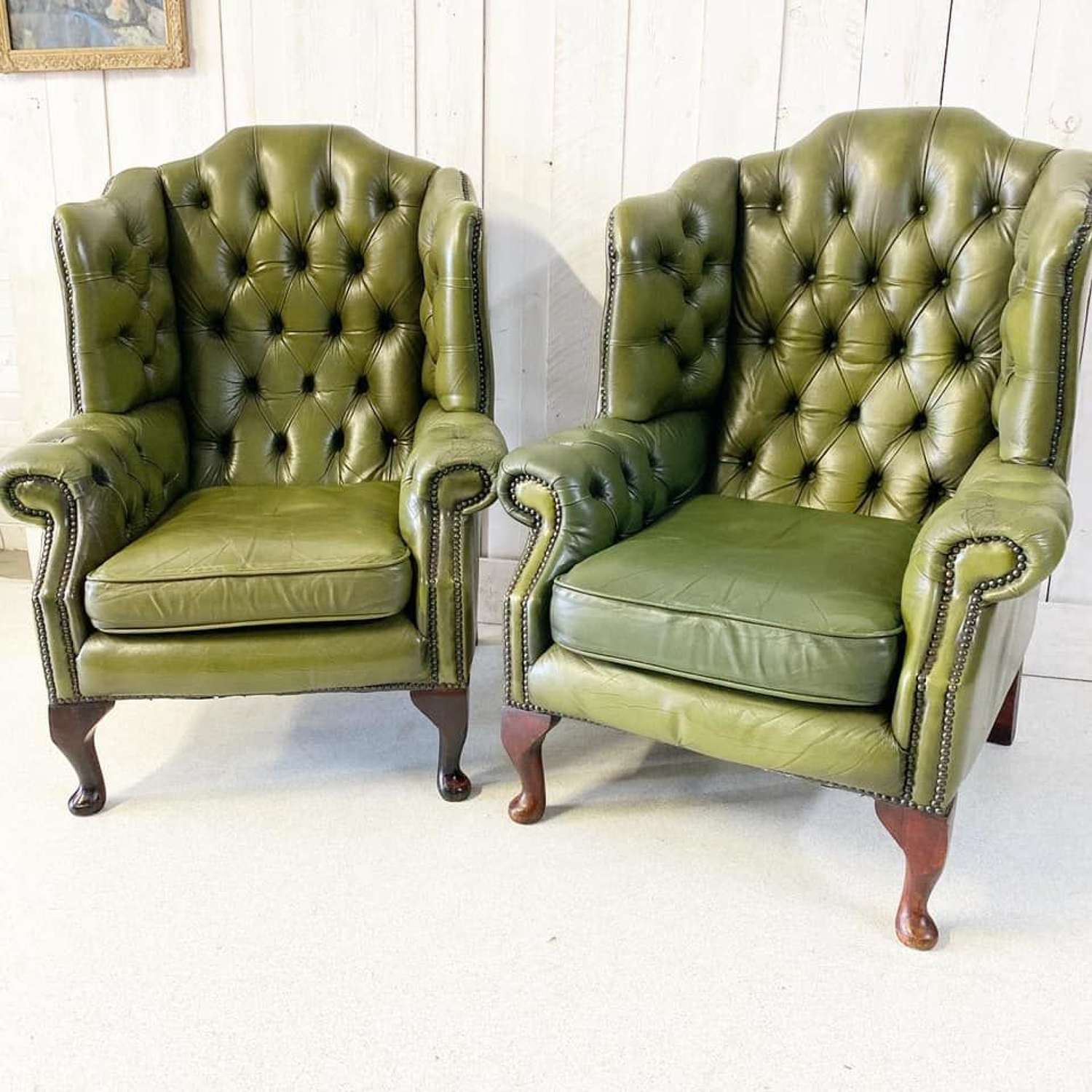 Pair of Chesterfield Armchairs
