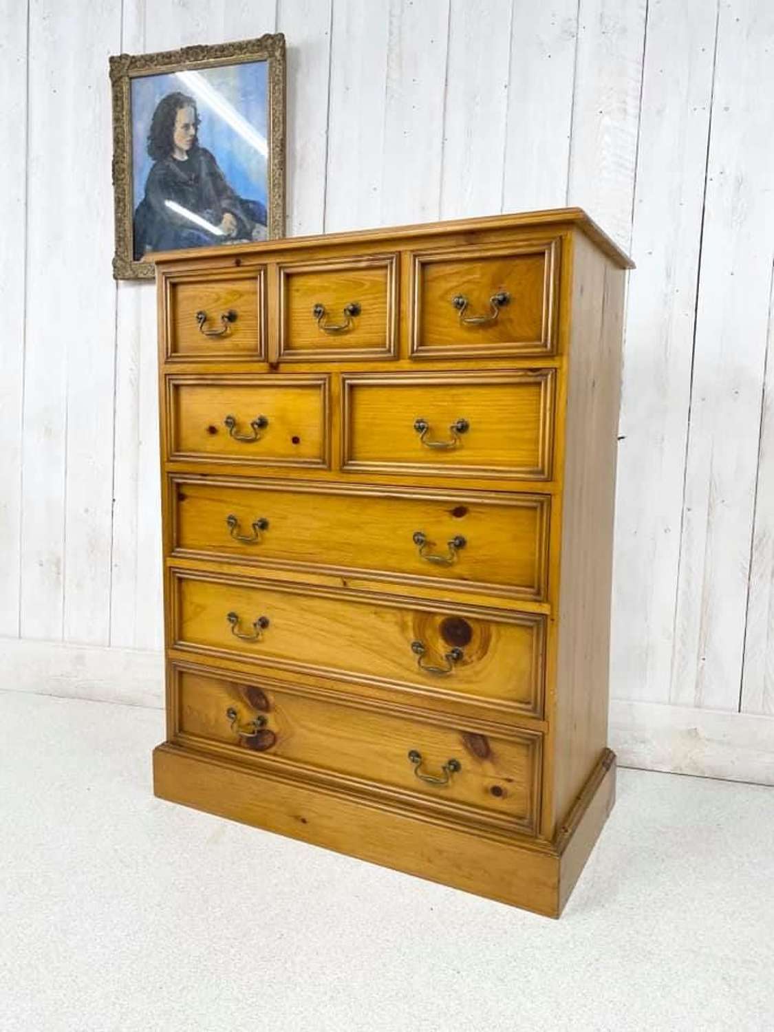 Large Pine Chest of Drawers