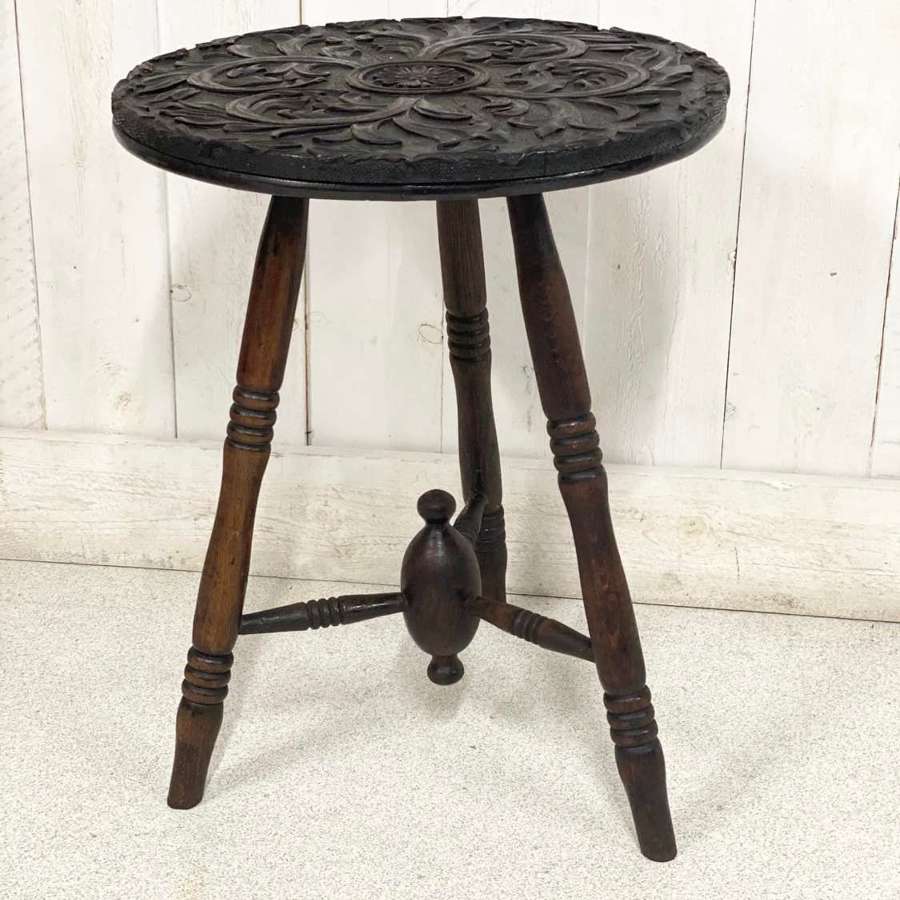 Victorian Carved Side Table