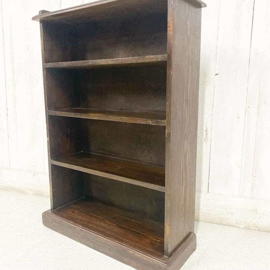 Victorian Pitch Pine Stained Bookcase