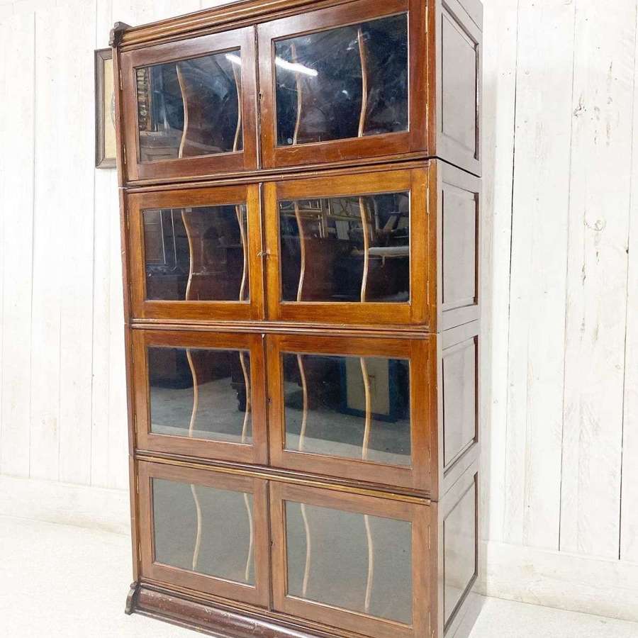 Mid Century Sectional Stacking Record Cabinet