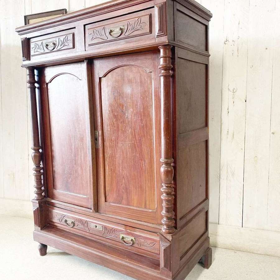 Antique French Housekeepers Linen Cupboard