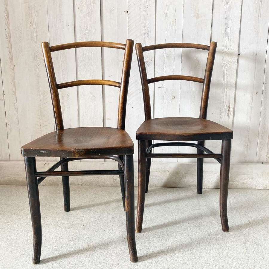 Pair of Mundys J&J Bentwood Chairs