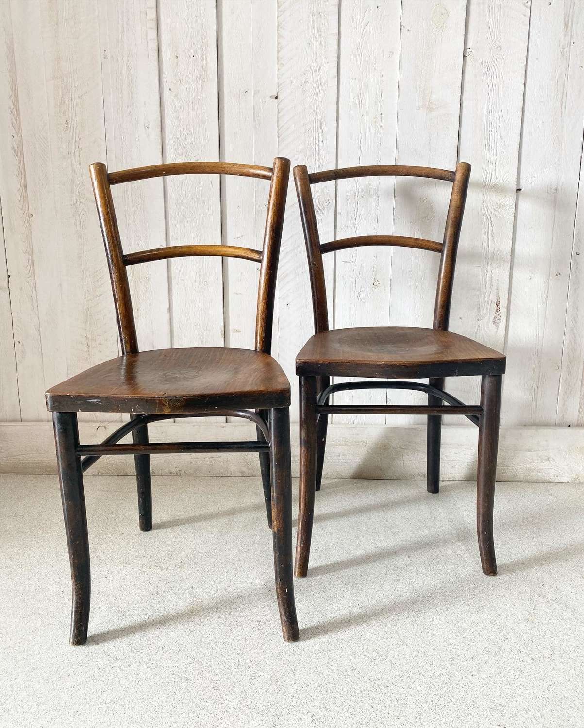 Pair of Mundys J&J Bentwood Chairs
