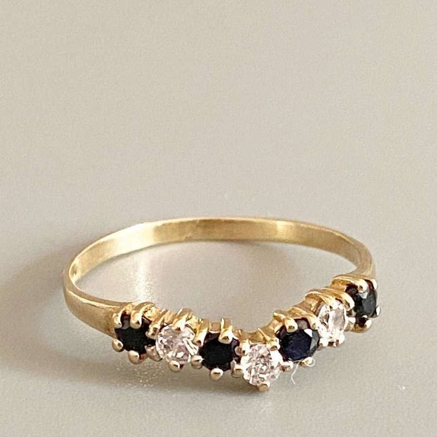 9ct Gold Wishbone Ring