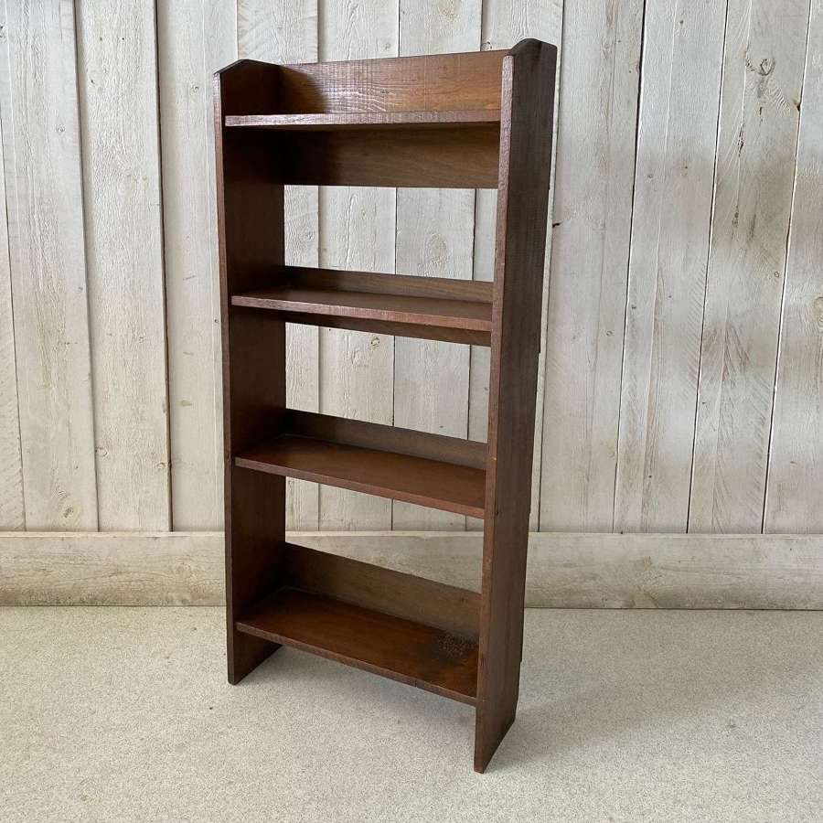 Antique Pine and Beech Bookcase