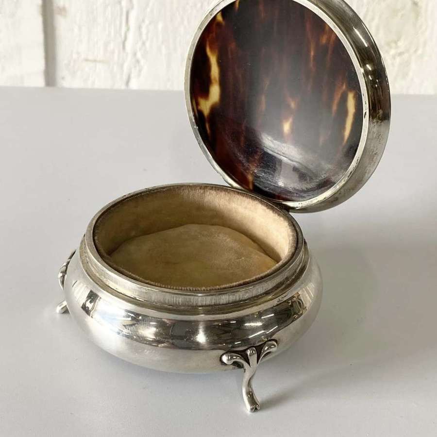 Walker and Hall Silver Trinket Box