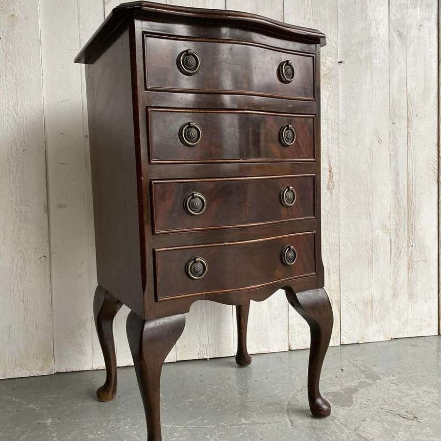 Serpentine Bedside Chest of Drawers