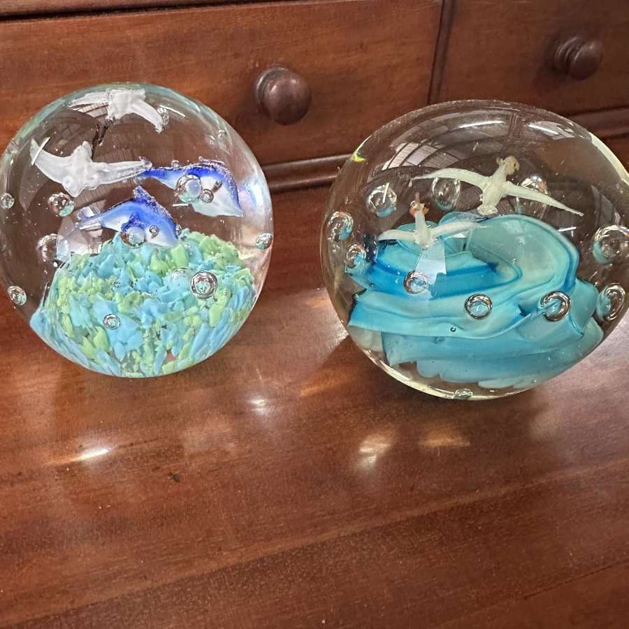 Set of Two Paperweights